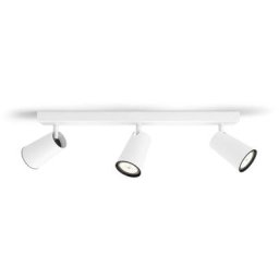 Spot De Plafond Philips Paisley 3xGU10 - Blanc