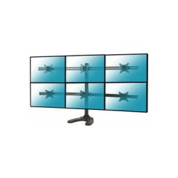 Support de bureau pour 6 écrans moniteurs PC 13''-24'' - Noir