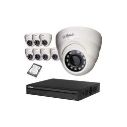 Dahua - Kit vidéo surveillance hd cvi 8 dômes 1080p