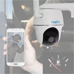 Caméra 4G protection contre vol carburant rotative autonome solaire sans fil IP64 1440P détection