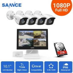 Annke - sannce Le kit de système de vidéosurveillance de sécurité 4 canaux cctv prend en charge