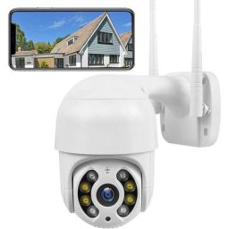 Caméra PTZ extérieure, caméra de surveillance WiFi audio bidirectionnelle, vision nocturne