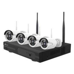 Kit vidéosurveillance WiFi 4 caméras ip 3MP