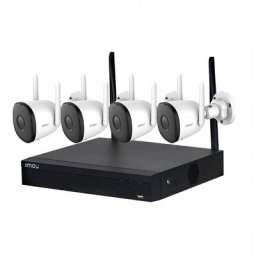 Kit vidéosurveillance nvr + 4 caméras PoE