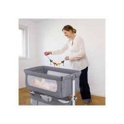 Skecten - Lit Cododo Bébé 2 en 1, Hauteur Réglable Berceau Bébé, Matière Douce, Confortable et