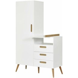 Armoire a langer Zahia Blanc - Blanc