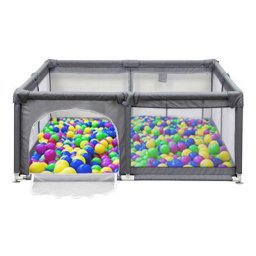 Parc bébé 180 x 150 cm Centre d'Activité pour Enfants Intérieur et Extérieur Grille de Protection