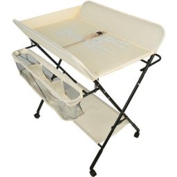 Table à langer pour bébé pliable et portable 806698cm beige