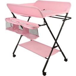 Hofuton Table à Langer Pliante avec Panier de Rangement Table à Langer Réglable en Hauteur avec