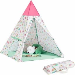 OSS06 Tipi Enfant avec Sac de Transport Tente Indian Teepee Tente de Jeu pour garçons et Filles,