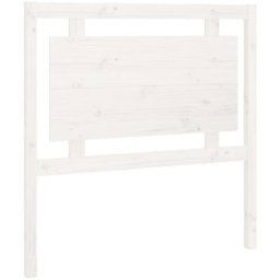 Vidaxl - Tête de lit Blanc 95,5x4x100 cm Bois massif de pin White