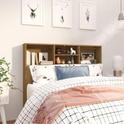 Tête de lit | Armoire de tête de lit Chêne marron 120x19x103,5 cm 37245 - Brun