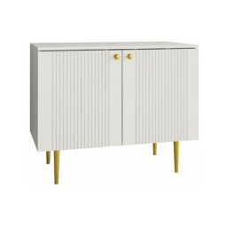 Armoire de lavabo indépendante Merced B114, Blanc, Mis, 74x90x46cm, Stratifié, mdf - Blanc