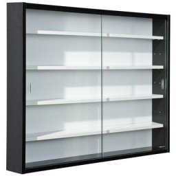 Kit vitrine vitrine noire cm.80x9,5x60 - Salon