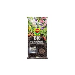 Bio terreau universel pour plantes d'intérieur, légumes, fruits et herbes, sans tourbe, 20 litres,