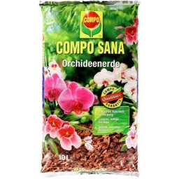 Sana terreau orchidée avec 8 SEMAINES engrais pour tous les types de orchidées, substrat de culture