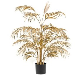 Palmier Areca artificiel 105 cm Doré Emerald Or
