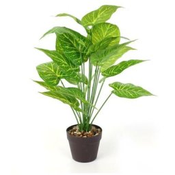 Plante artificielle en pot - d 13 x h 55 cm - Vert - Livraison gratuite - Vert