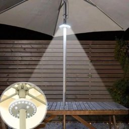 Lampe Led parapluie Super lumineuse pour Patio, Camping, tente, extérieur, avec crochet, lanterne