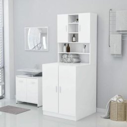 True Deal - Meuble pour machine à laver Blanc 71x71,5x91,5 cm