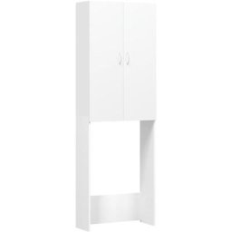 Vidaxl - Meuble pour machine à laver Blanc 64x25,5x190 cm Blanc