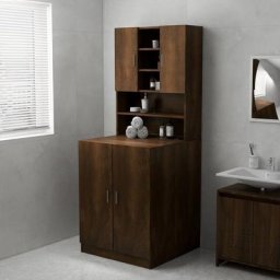 Maisonchic - Meuble machine à laver | Meuble pour wc Chêne marron 71x71,5x91,5 cm 67778
