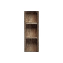 Meuble en bois avec 2 étagères Rosario Oak - Marron - h 60 x l 20 x p 15 cm - Livraison gratuite
