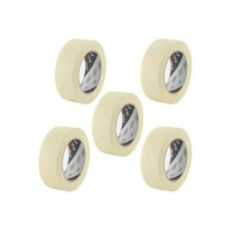 3M - Ruban adhésif papier masquage 101E 19mm x5 - Blanc