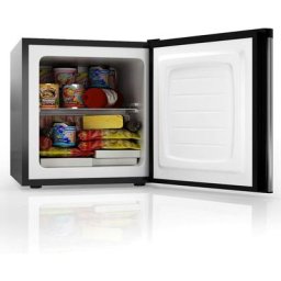 31,1L Mini Congelateur Vertical Compact a 1 Porte Reversible(Droite ou Gauche) en Acier