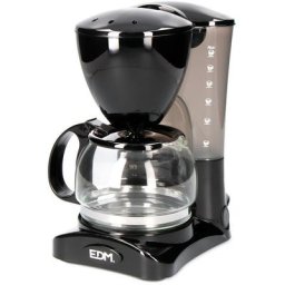 Cafetière filtre électrique 6 tasses 550w 16,5x12,5x24cm EDM