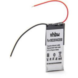 Batterie compatible avec Albrecht Rider, Rider fm casque audio, écouteurs sans fil (400mAh, 3,7V,