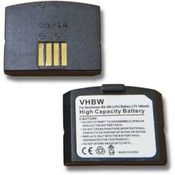 2x Batterie remplacement pour Sennheiser NCI-PLS100H pour casque et écouteurs sans fil (140mAh,