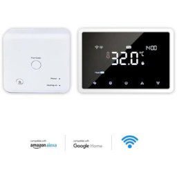 Thermostat de chauffage intelligent Wi-Fi avec récepteur rf 5+2/6+1/7+0 jours de programmation