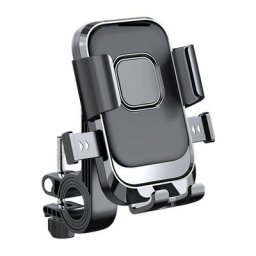 Support de téléphone de vélo support de téléphone intelligent de moto, rotation 360°, noir