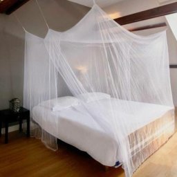 Alwaysh - moustiquaire premium baldaquin pour lit double par deux ouvertures, Kit de suspension,