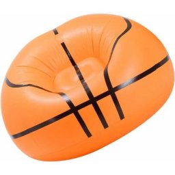 BSR - Canapé gonflable Flocage gonflable Canapé paresseux Pouf Conception de basket-ball Chaise