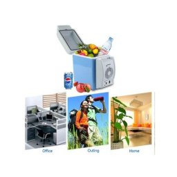 Trade Shop - Mini Un Réfrigérateur Pour Ordinateur Portable 75 Litres 12v Chauffe-voiture Campeur