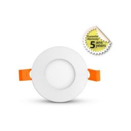 Miidex Lighting - Plafonnier led slimy ii - 3W blanc-chaud-3000k