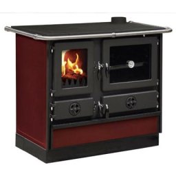 Cuisinière à bois magnum en fonte Sortie côté droit - Bordeaux - Bordeaux