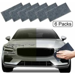 BSR - 6 pièces Nano Sparkle Cloth Car Scratch Repair Cloth Nano Magic Cloth pour voiture Nouveau