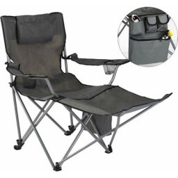 Maisonchic - Chaise de camping de luxe avec repose-pieds | Fauteuil de camping Chaises de plage