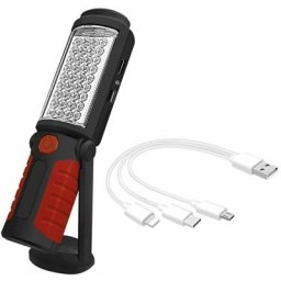 Lampe d'inspection Lampe led Rechargeable, Lampe de Travail led Rechargeable avec Magnétique Lampe