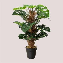 Plante artificielle décorative Monstera 63 cm Sklum 63 cm - ↑63 cm
