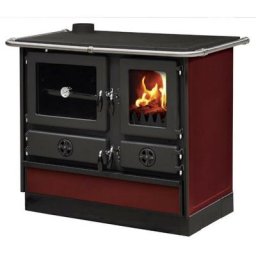 Cuisinière à bois magnum en fonte Sortie côté gauche - Bordeaux - Bordeaux