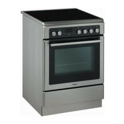AXMT6534/IX - Cuisiniere Vitrocéramique - 4 foyers - 6400W -Four Chaleur Pulsée Pyrolyse - 57L - a