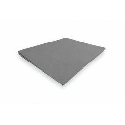 Songe De Camille - Drap plat en coton percale camille, Gris, par 240 x 300 cm - Gris