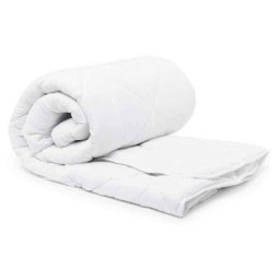 Couette bébé tempérée 80x120 cm coton bio 300 grs - Blanc