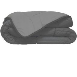 Poyet Motte - hudson Couette légere Microfibre 200g/m² 240x260cm Acier & Argent
