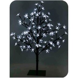 Arbre 3d sakura 60cm 120 leds blanc froid ip44 EDM