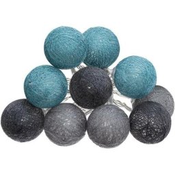 Guirlande LED à pile City - 10 boules - L165 cm - Atmosphera créateur d'intérieur - Modèle 1